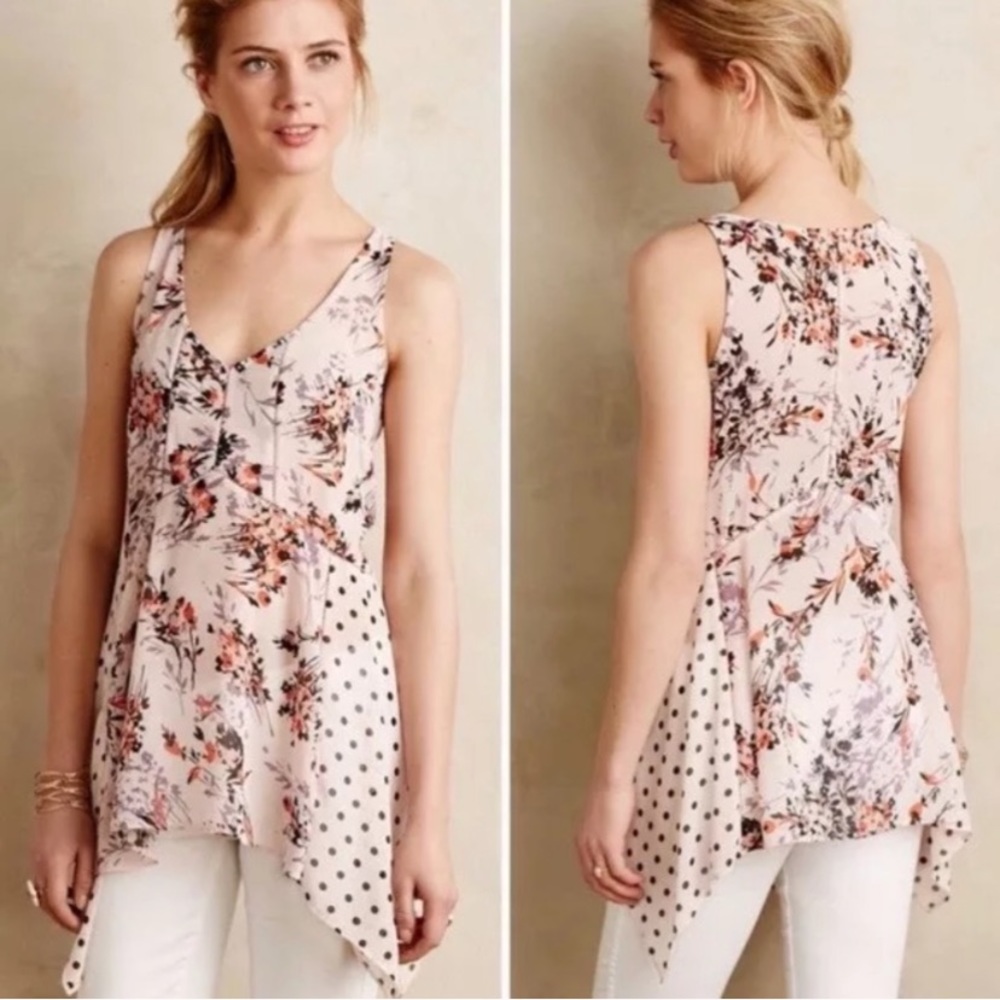 🛑 SOLD 🛑 Anthropologie flowy top